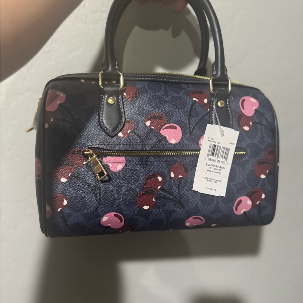 Coach Navy and Pink Women's Bag